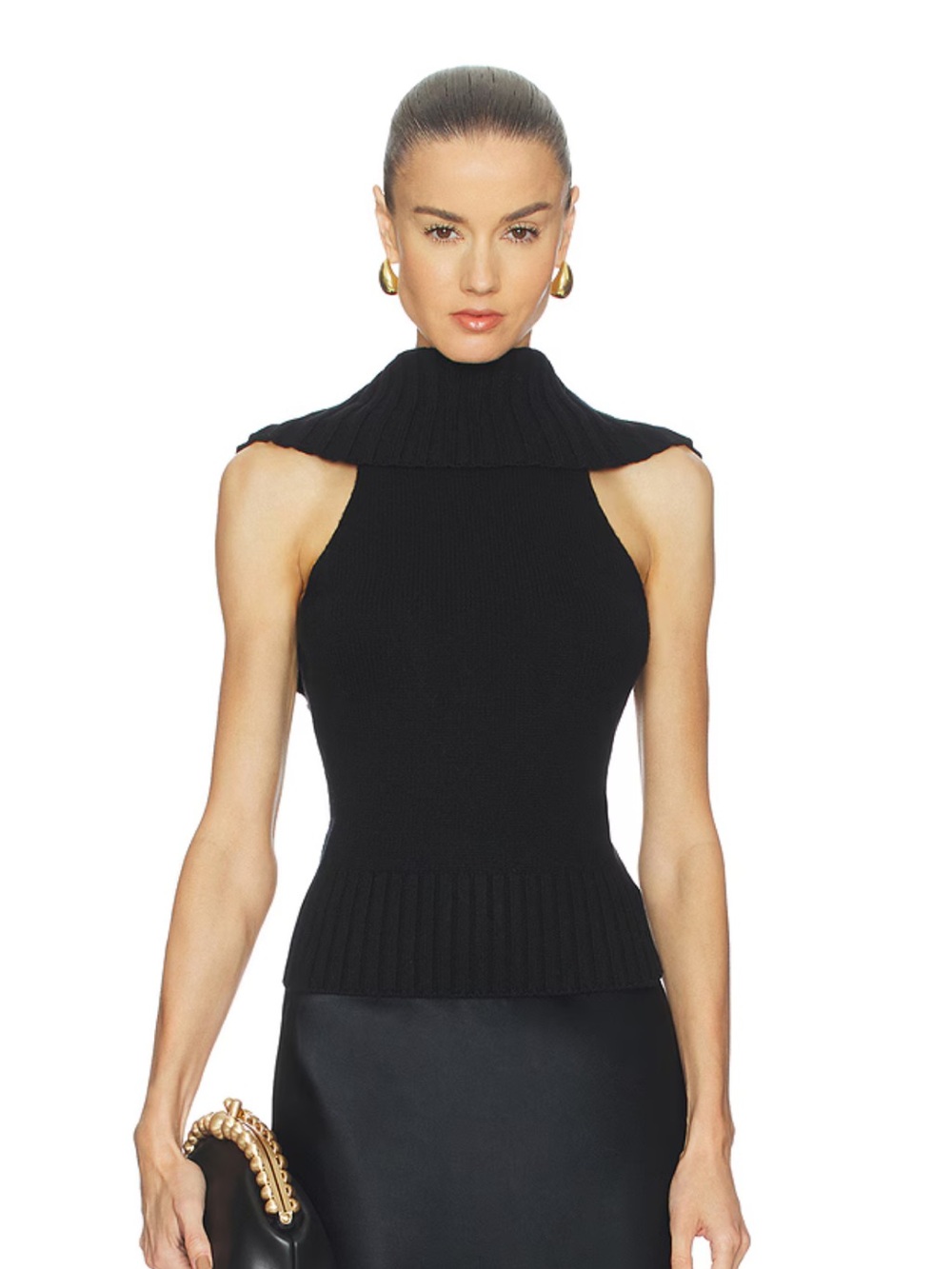 NWT New Cult Gaia Chen Top in Black Size Small